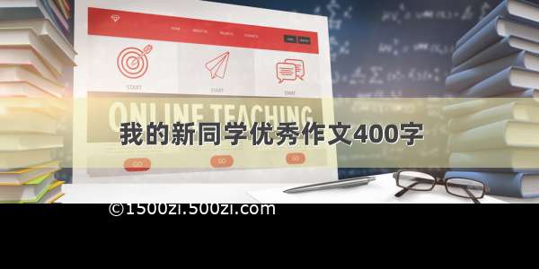 我的新同学优秀作文400字