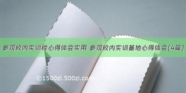 参观校内实训楼心得体会实用 参观校内实训基地心得体会(4篇)