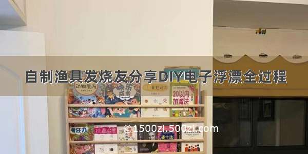 自制渔具发烧友分享DIY电子浮漂全过程