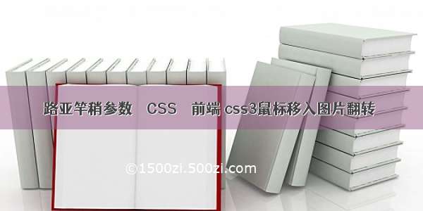 路亚竿稍参数 – CSS – 前端 css3鼠标移入图片翻转