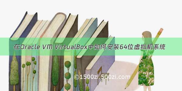 在Oracle VM VirtualBox中如何安装64位虚拟机系统