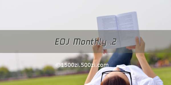 EOJ Monthly .2