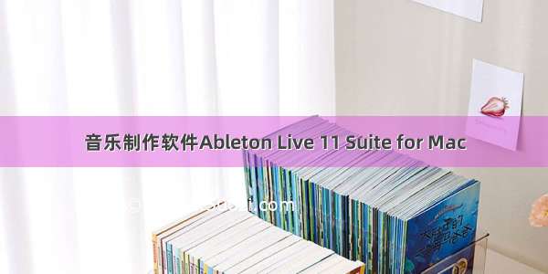 音乐制作软件Ableton Live 11 Suite for Mac