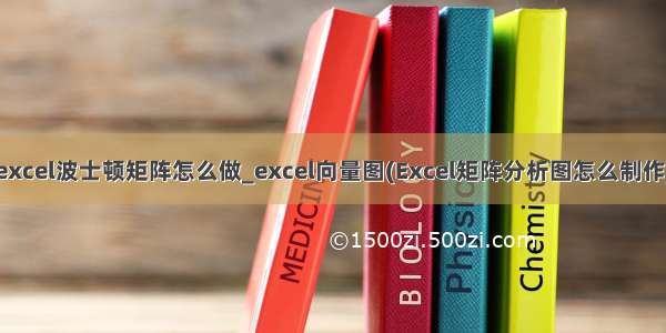 excel波士顿矩阵怎么做_excel向量图(Excel矩阵分析图怎么制作)