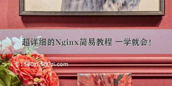 超详细的Nginx简易教程 一学就会！