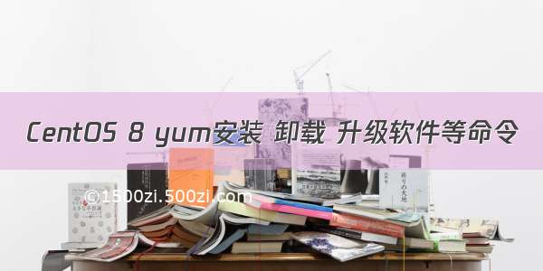 CentOS 8 yum安装 卸载 升级软件等命令