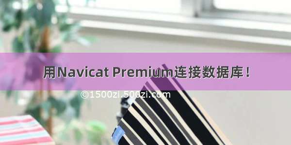 用Navicat Premium连接数据库！