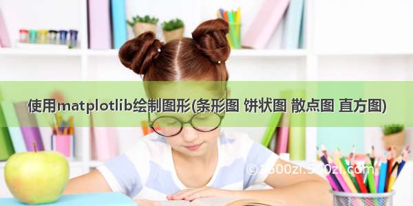 使用matplotlib绘制图形(条形图 饼状图 散点图 直方图)