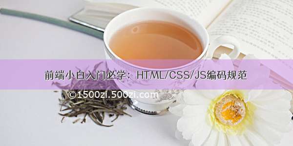 前端小白入门必学：HTML/CSS/JS编码规范