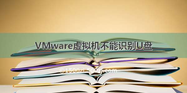 VMware虚拟机不能识别U盘