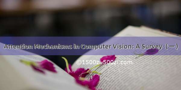 Attention Mechanisms in Computer Vision: A Survey（一）