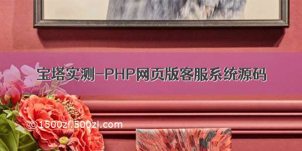 宝塔实测-PHP网页版客服系统源码