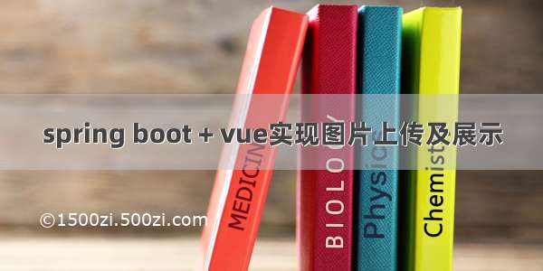 spring boot + vue实现图片上传及展示