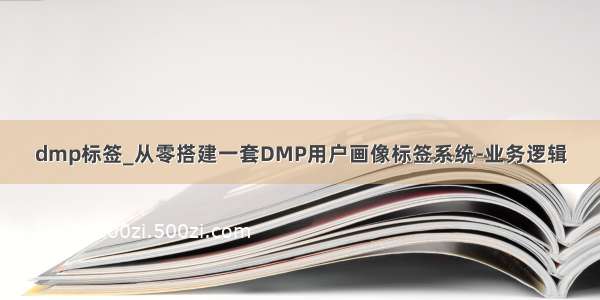 dmp标签_从零搭建一套DMP用户画像标签系统-业务逻辑