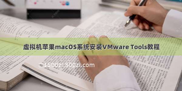 虚拟机苹果macOS系统安装VMware Tools教程