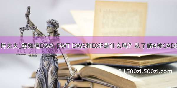cad转dxf格式文件太大_想知道DWG DWT DWS和DXF是什么吗？从了解4种CAD图形格式开始吧...