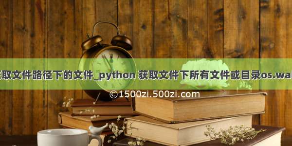 python获取文件路径下的文件_python 获取文件下所有文件或目录os.walk()的实例