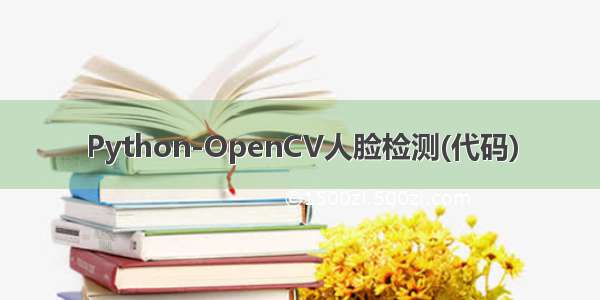 Python-OpenCV人脸检测(代码)