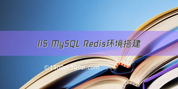 IIS MySQL Redis环境搭建