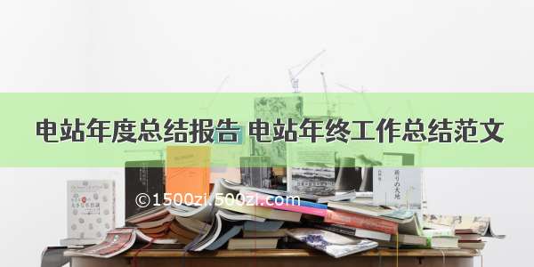 电站年度总结报告 电站年终工作总结范文