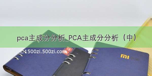 pca主成分分析_PCA主成分分析（中）