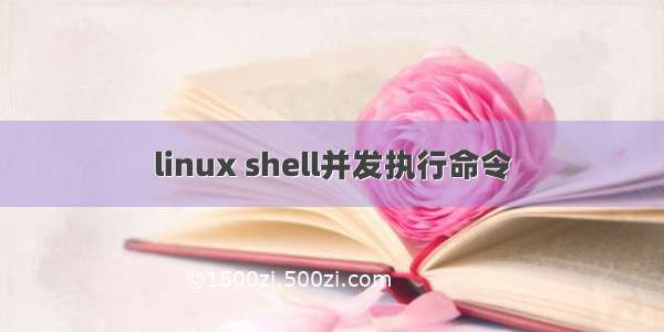 linux shell并发执行命令