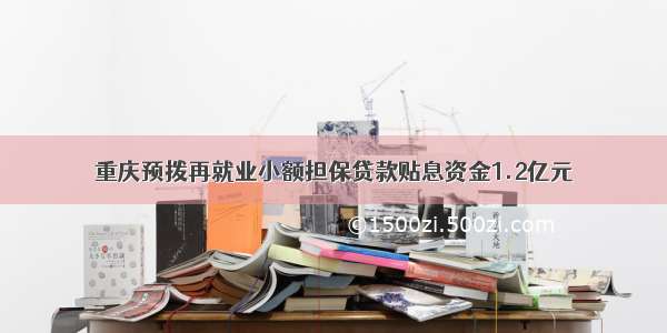 重庆预拨再就业小额担保贷款贴息资金1.2亿元