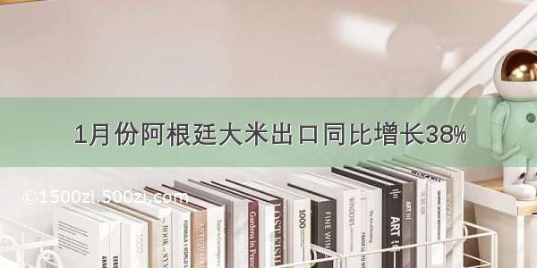 1月份阿根廷大米出口同比增长38%