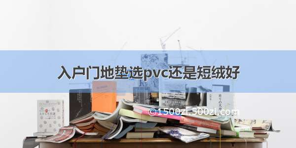 入户门地垫选pvc还是短绒好