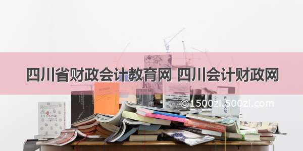 四川省财政会计教育网 四川会计财政网