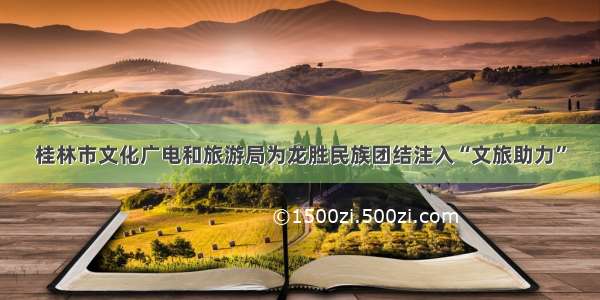 桂林市文化广电和旅游局为龙胜民族团结注入“文旅助力”