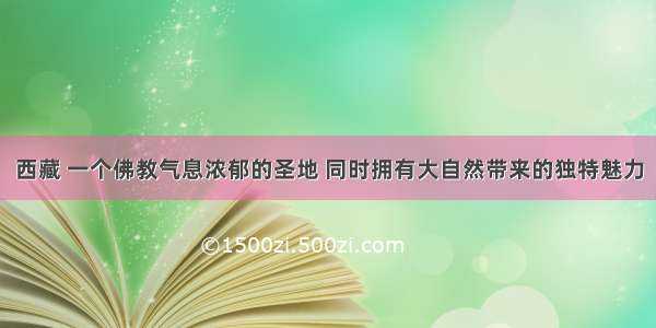 西藏 一个佛教气息浓郁的圣地 同时拥有大自然带来的独特魅力