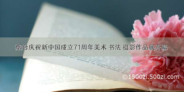 烟台庆祝新中国成立71周年美术 书法 摄影作品展开幕
