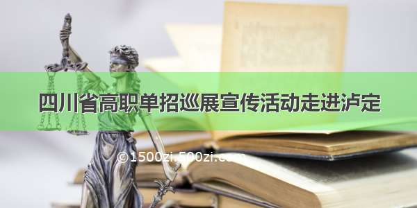 四川省高职单招巡展宣传活动走进泸定