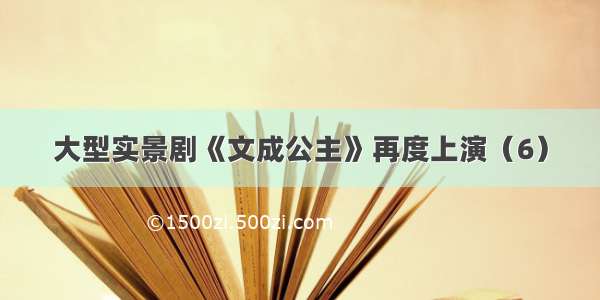 大型实景剧《文成公主》再度上演（6）