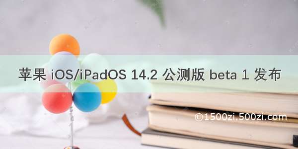 苹果 iOS/iPadOS 14.2 公测版 beta 1 发布