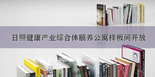 日照健康产业综合体颐养公寓样板间开放