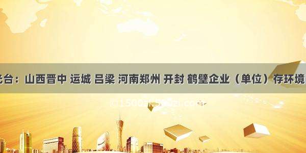 曝光台：山西晋中 运城 吕梁 河南郑州 开封 鹤壁企业（单位）存环境问题