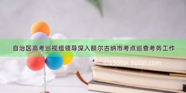 自治区高考巡视组领导深入额尔古纳市考点巡查考务工作