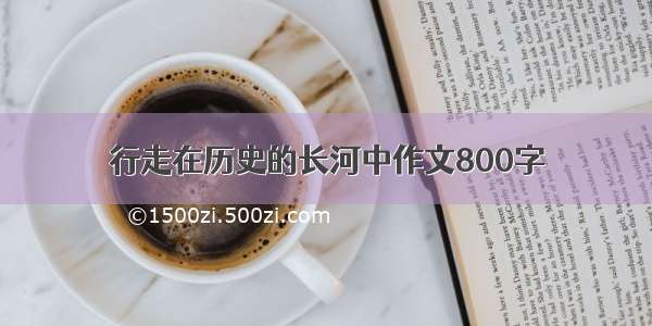 行走在历史的长河中作文800字