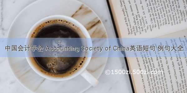 中国会计学会 Accounting Society of China英语短句 例句大全