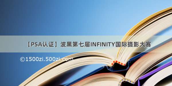 【PSA认证】波黑第七届INFINITY国际摄影大赛