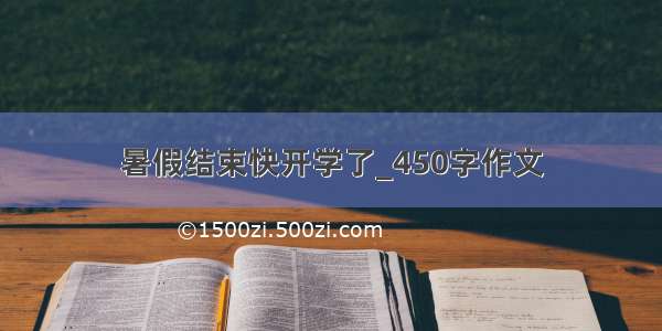 暑假结束快开学了_450字作文