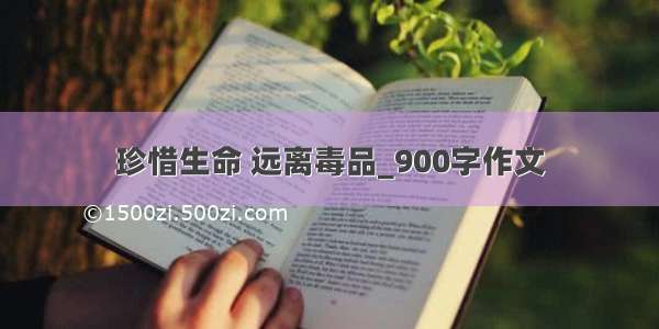 珍惜生命 远离毒品_900字作文