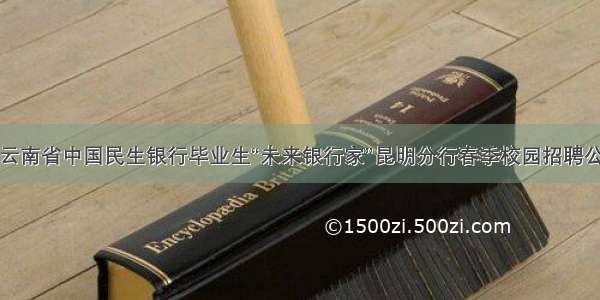 届云南省中国民生银行毕业生“未来银行家”昆明分行春季校园招聘公告