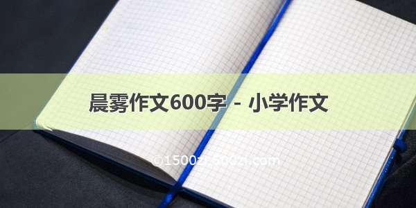 晨雾作文600字 - 小学作文