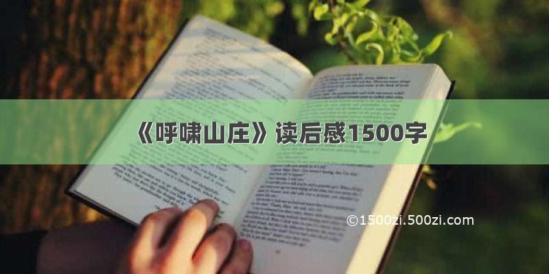 《呼啸山庄》读后感1500字