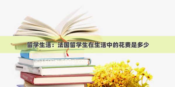 留学生活：法国留学生在生活中的花费是多少