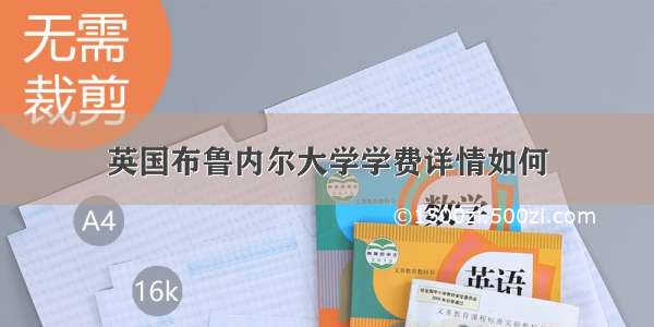 英国布鲁内尔大学学费详情如何