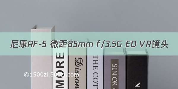 尼康AF-S 微距85mm f/3.5G ED VR镜头